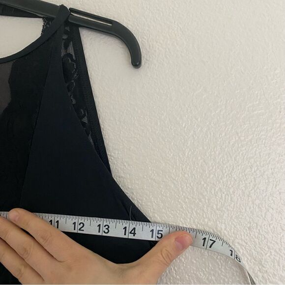 WEISSMAN Dance Costume burgundy Halter Strap Romper With Lace MJ10689 adult SA - Picture 4 of 12